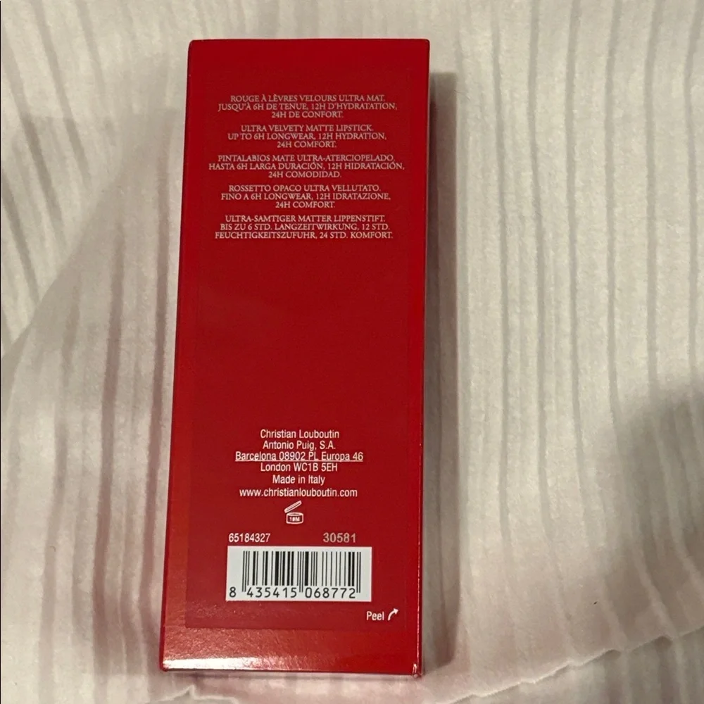 Christian Louboutin Rouge Louboutin Velvet Matte lipstick - Red Dramadouce 005M